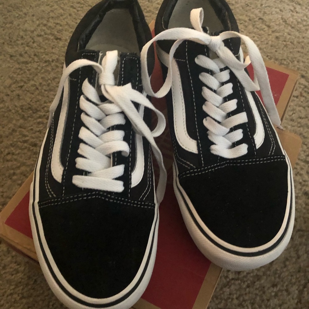 Old skool platform vans